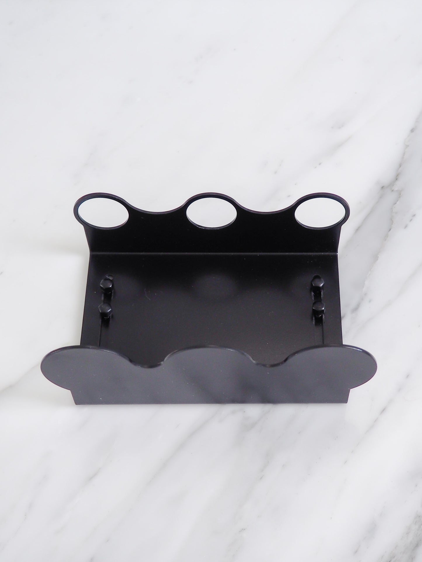 Wall Brackets 300ml Bottles - Tamperproof - Matte Black