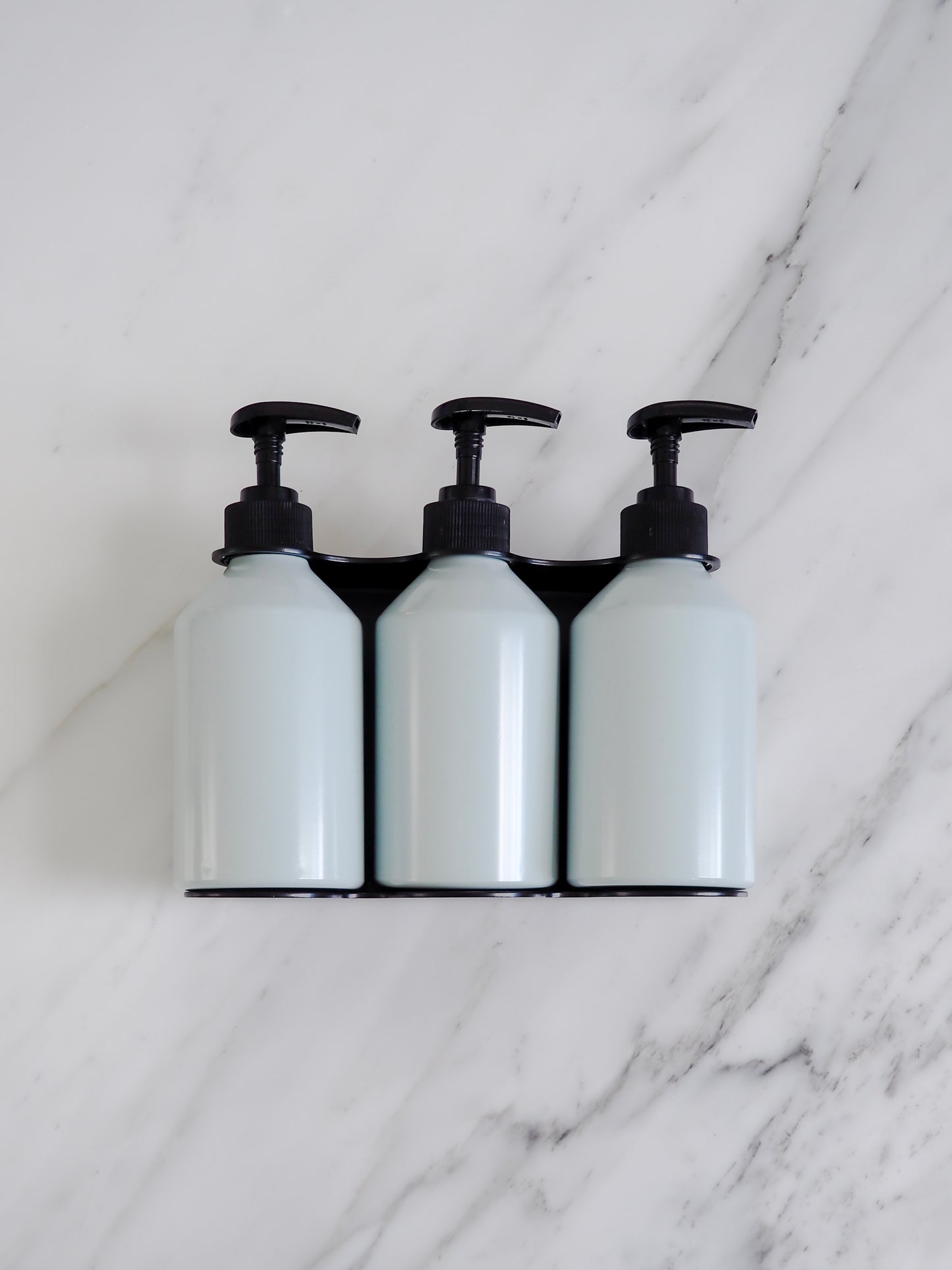 Wall Brackets 300ml Bottles - Tamperproof - Matte Black