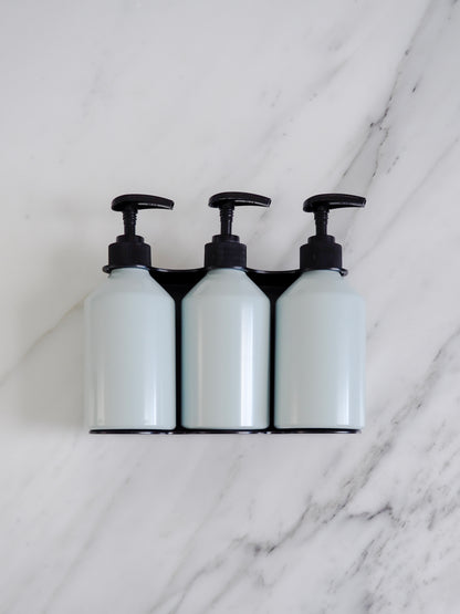 Wall Brackets 300ml Bottles - Tamperproof - Matte Black